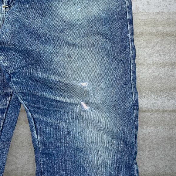 Vintage 90s Eddie Bauer Jeans 40x28 Regular Straight Leg Fit Dark Wash - Picture 6 of 6